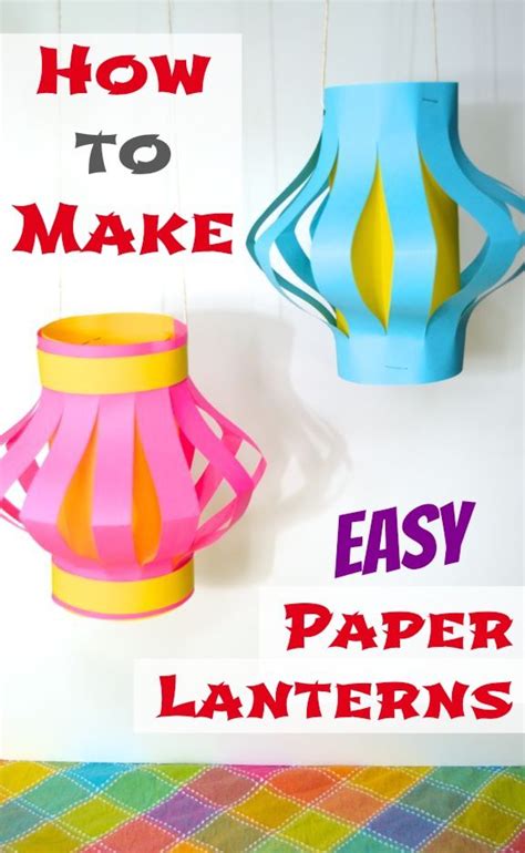 How To Make Lanterns With Kids