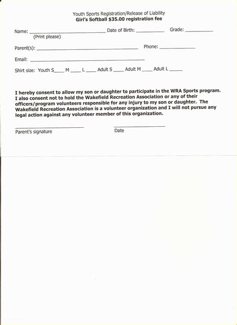 Free Liability Release Form Template Of Release Liability Forms Beauty