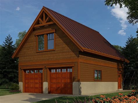 We also share an information about log cabin floor plans with loft and basement. Garage Workshop Plans | 2-Car Garage Workshop Plan with ...