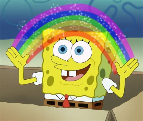 Spongebob Meme Rainbow