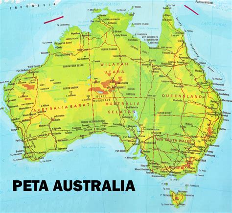 Tutorial Menggambar Peta Benua Australia IMAGESEE