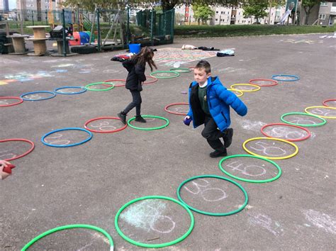 Outdoor Learning In Room 3 Cornhill Primary School