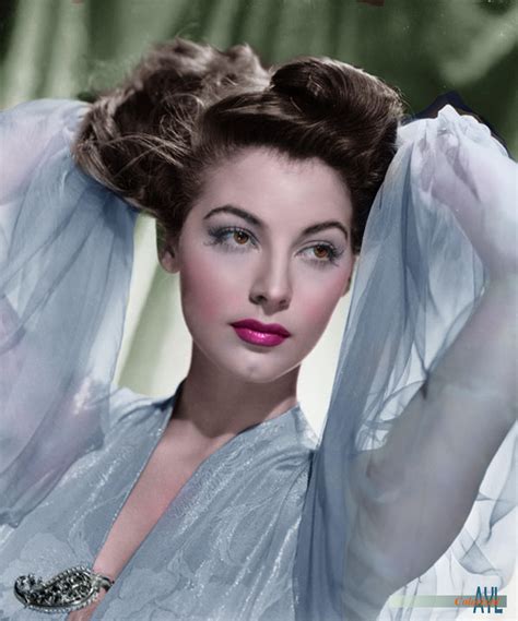 Ava Gardner Colorized From A 1951 Photo Colorization