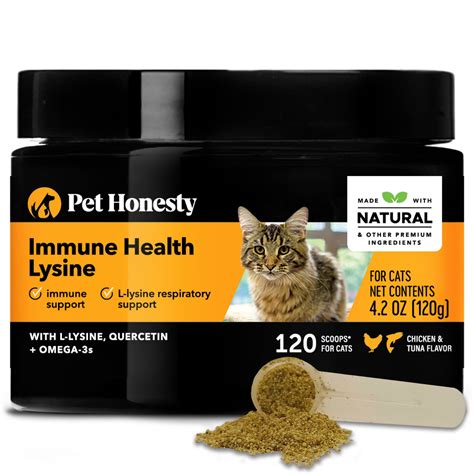 Pet Honesty Immune Health Lysine Powder Cat Supplement 42 Oz Petco