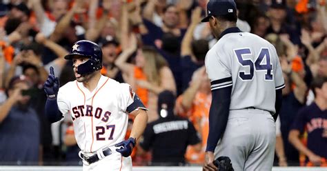 Jose Altuves Walk Off Home Run Eliminates Yankees And Moves Astros