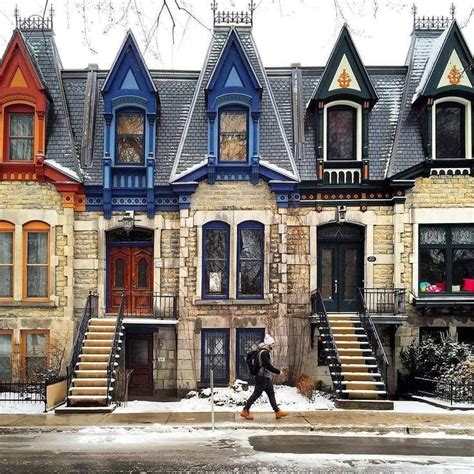 ليال Layal On Instagram Les Belles Maisons De Montréal 🌃
