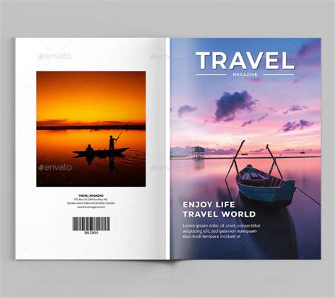 22 Travel Magazine Templates Adobe Illustrator Photoshop Indesign