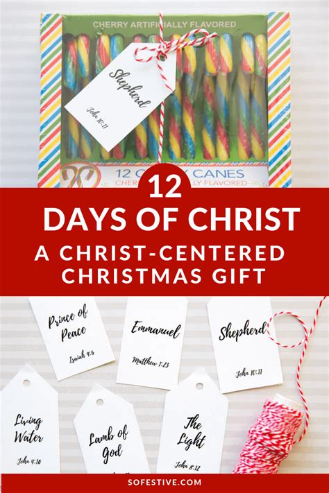 12 Days Of Christ 12 Day Of Christmas Idea So Festive