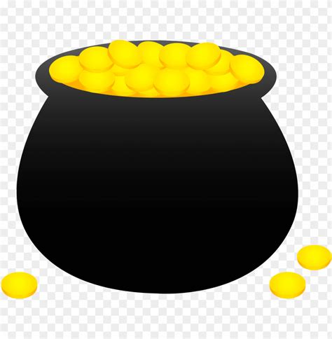 Pot Of Gold Clip Art Black And White