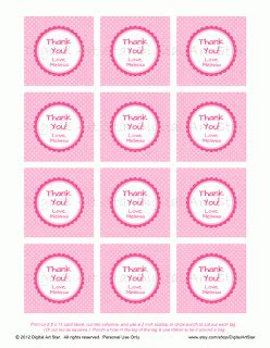One page with gift tags that have a to: Digital Art Star: Printable Party Decor: Printable Baby ...