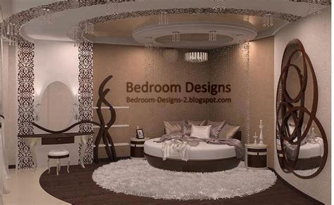 Luxury Master Bedroom Design With Round Bed