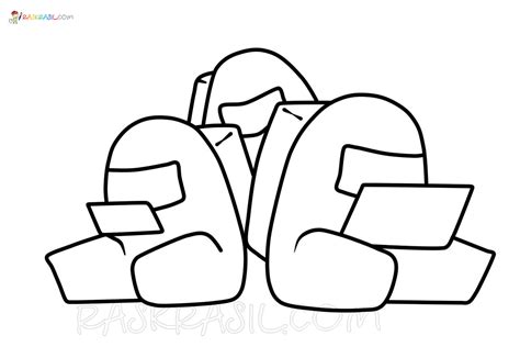 Download 22 Download Coloring Pages Drawing Among Us Blank Character