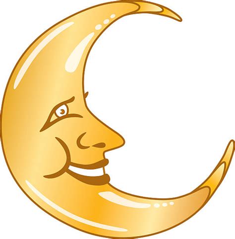 Best Moon Face Illustrations Royalty Free Vector Graphics And Clip Art