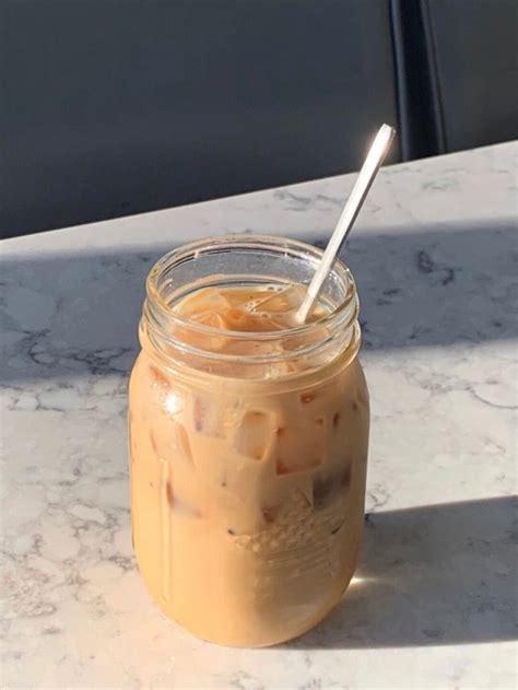 My At Home Iced Coffee Routine Coffee Recipes Aesthetic Food Cafe Food