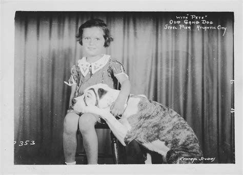 My Mom Posing With Petey The Dog 1930s Rthewaywewere
