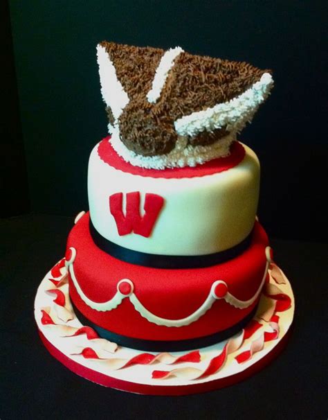 Buckys Just The Sweetest Grooms Cake Bucky Badger