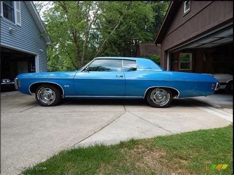 1969 Lemans Blue Chevrolet Impala Ss Sport Coupe 139773510 Photo 7