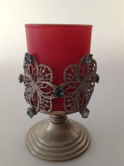 More songs from the show: Red Glass Votive Candle Holders