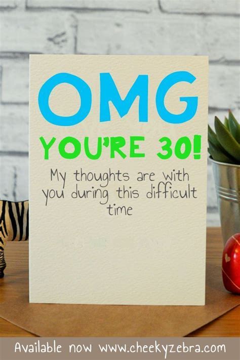 Free and funny birthday ecard: Omg 30 | 30th birthday cards, Happy birthday card funny ...
