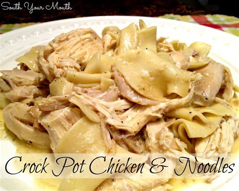 Crockpot Chicken And Noodles Recipe