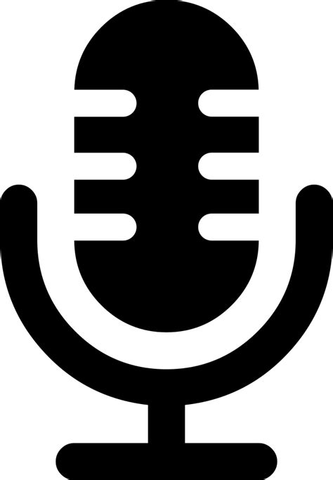 Mic Logo Png Podcast Microphone Icon Png Clipart Full Size Clipart