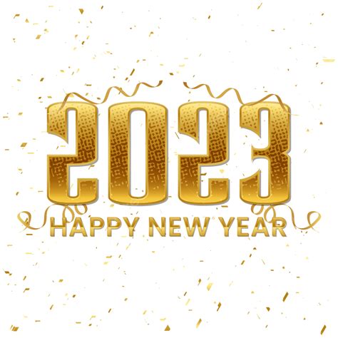 Happy New Year 2023 Gold Text Effect 2023 New Year 2023 Text Effect