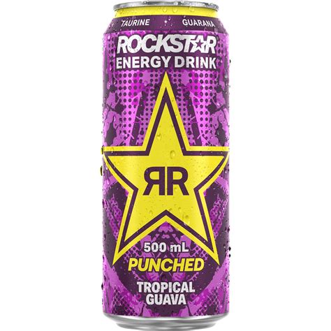 Rockstar Guava Punched Energy Drink 500ml Woolworths