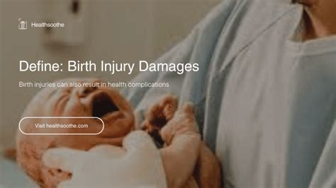 A Comprehensive Guide To Understanding Birth Injury Damages