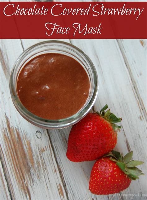 Chocolate Covered Strawberry Face Mask The Pistachio Project