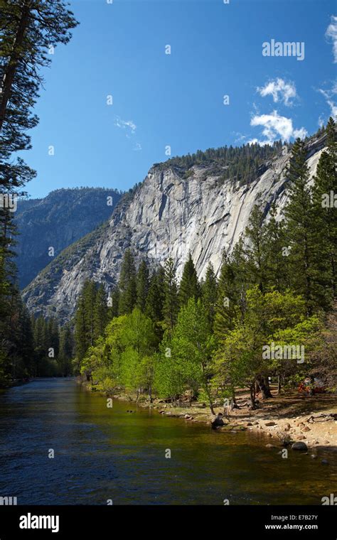 Merced River And North Pines Campground Yosemite Valley Yosemite