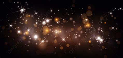 Holiday Abstract Glitter Defocused Background With Blinking Stars