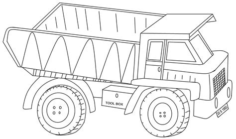Coloring pages garbage truckng page heil rear loader pdf simple. 40 Free Printable Truck Coloring Pages Download