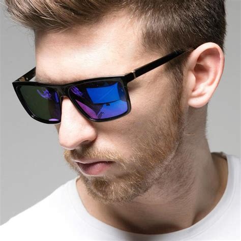Aliexpress Buy Polarized Square Mirror Sunglasses Mens Brand