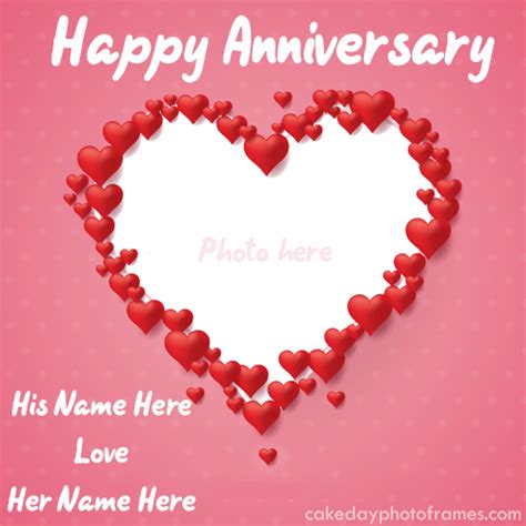 Happy marriage anniversary wishes images wallpapers quotes photos pictures for whatsapp and facebook status free download online. happy wedding anniversary card with name and photo ...