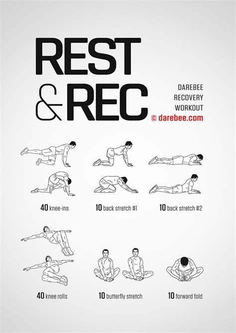 Rest And Rec Workout Recovery Workout Workout Workout For Beginners