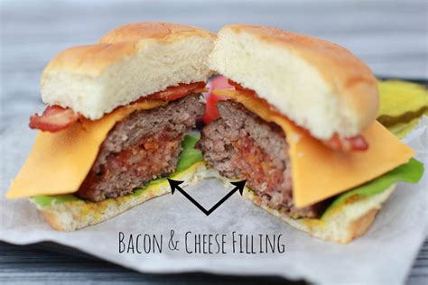 Bacon Cheddar Stuffed Cheeseburgers Simply Being Mommy