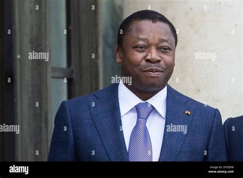 Paris France 9th Apr 2021 Republic Of Togo S President Faure Essozimna Gnassingbe Eyadema