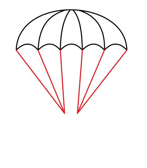 How To Draw A Parachute A Simple 6 Step Tutorial