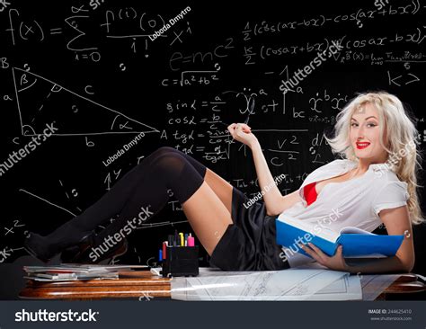 Sexy Teacher Stock Photo 244625410 Shutterstock