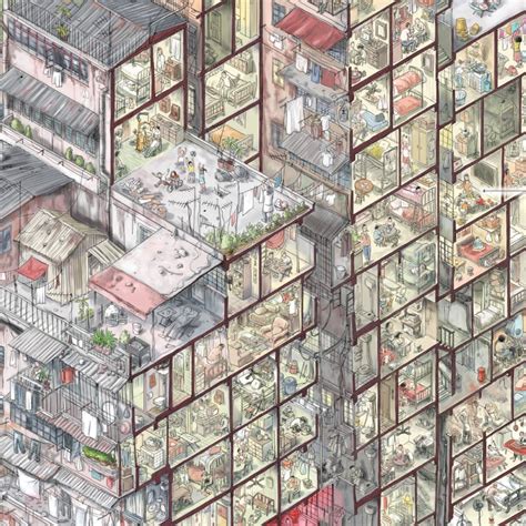 Kowloon Walled City La Ciudad De La Anarquía A Project By Adolfux
