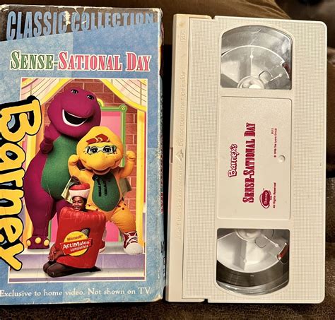 Barney Sense Sational Classic Collection Vhs Video Actimates Compatible