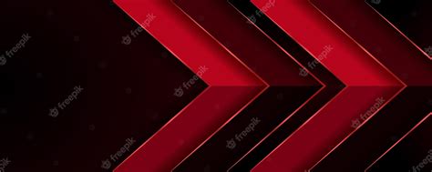 Premium Vector Abstract Metallic Red Shiny Color Black Frame Layout