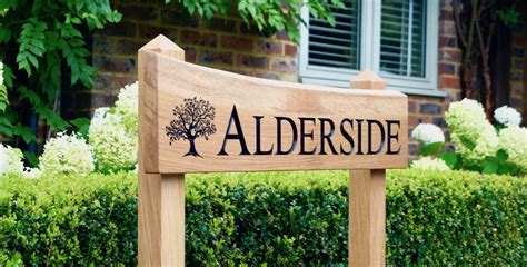 Personalised Wooden Signs And Posts