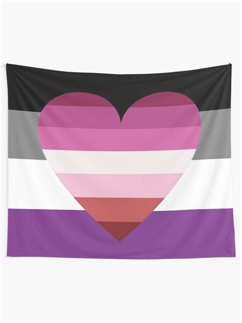 asexual lesbian flag tapestry by dlpalmer redbubble