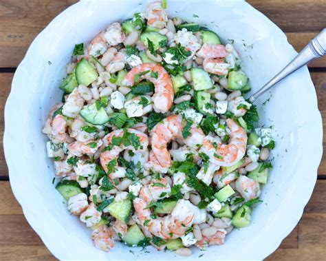 You figure out what you want to cook in the afternoon, go shopping after work, and start. Cucumber Shrimp Salad Recipe - The Chronicles of Home