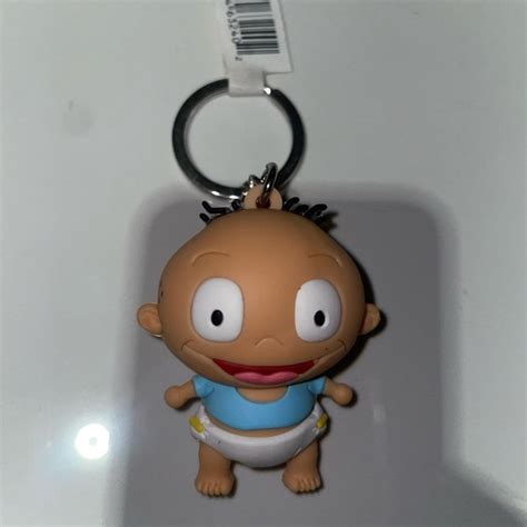 Nickelodeon Accessories Nickelodeon Rugrats Tommy Pickles Collector Figural Keyring Series 2