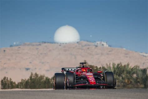 Formula 1 Gran Premio Del Bahrain Lanteprima Della Scuderia Ferrari