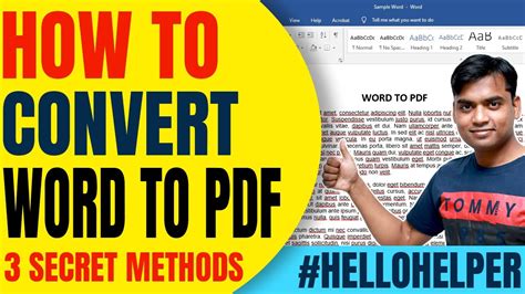 How To Convert Word To Pdf Without Losing Formatting Or Changing Font