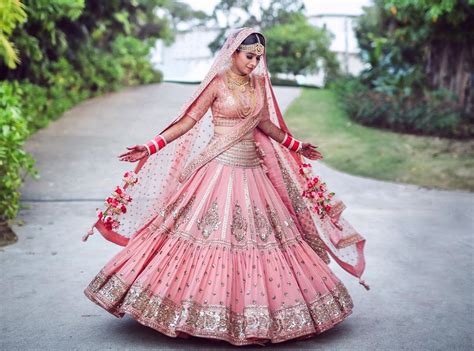 Designer Indian Wedding Dresses Pink