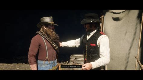 Rare Photograph Of A Level 10 Bearded Arthur Insisting To Dutch R Reddeadredemption